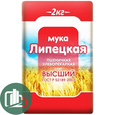 Мука 2кг" ЛИПЕЦКАЯ" в/с 1/6
