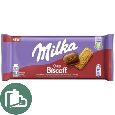 Милка  90гр Biscoff 1/24 (Импорт)