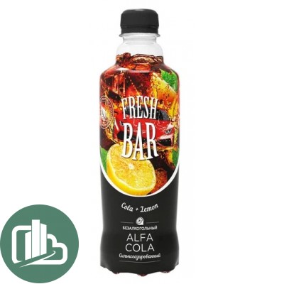Напиток Fresh Bar 0,48л Альфа Кола 1/12 ПЭТ