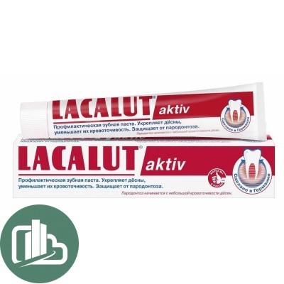 Зубная паста Lacalut Aktiv, 75 мл, 75 г