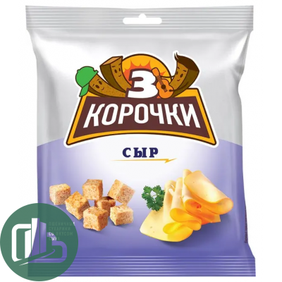Три корочки 40 гр Пшеничные 1/60