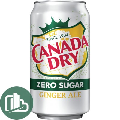 Canada dry Имбирьный Эль ZERO 355мл 1/12