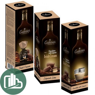 Кутюрье Конфеты LIQUEUR LINE со сливочным ликером 105гр 1/16