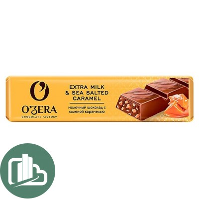 Яшкино Шоколад молочный OZera Milk&Salted Caramel 45гр 1/30