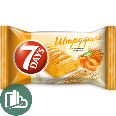 Штрудель Севен Дейс 7 day's 80гр Абрикос 1/20