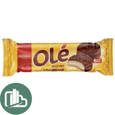 АРТ Печенье 84гр OLE с маршмеллоу 1/24