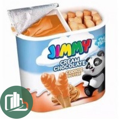 Палочки бисквитные JIMMY с ореховой пастой 52гр 1/24 (4)