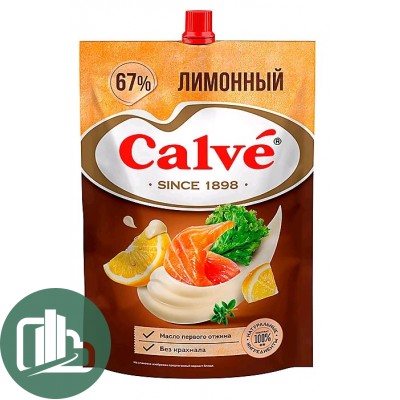 Майонез Calve c соком лимона 67%д/п 700гр 1/15