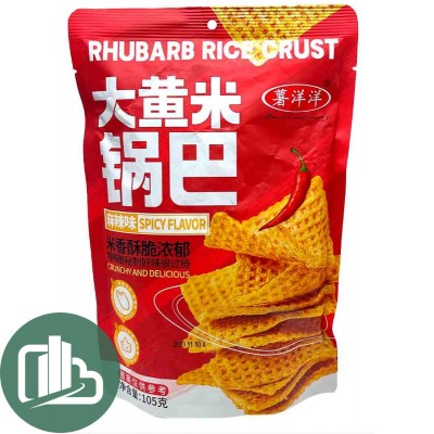 Чипсы ShuYangyang Rice пряный вкус 105гр 1/40