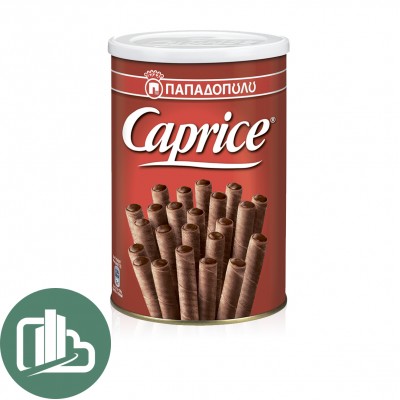 Каприз Вафли венские с фундуком и шок.кремом 250гр ж/б 1/12