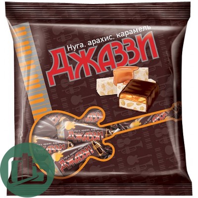 Яшкино Конфеты 500гр с корпус глазир Джаззи 1/8