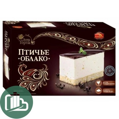 Торт Птичье Облако 450гр 1/6 (Черемушки)