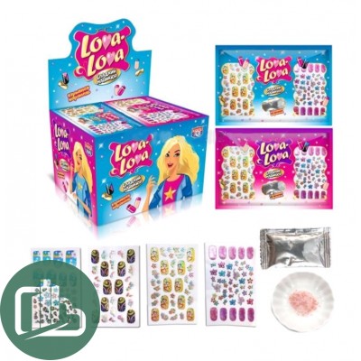 Взрывная Карамель LOVA -LOVA Сладкий маникюр 1гр 1/48 (12)