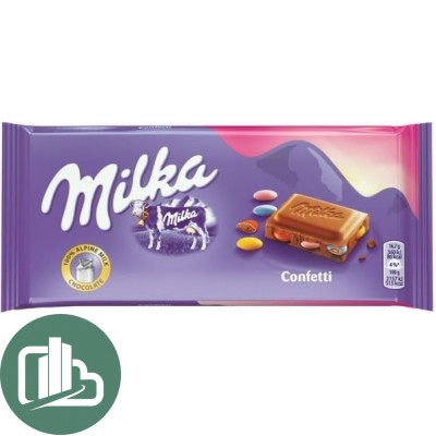 Милка 100гр Конфетти 1/22 (Импорт)