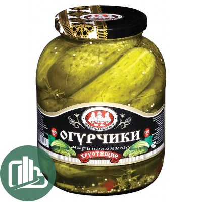 Скатерть - Самобранка Огурцы Маринован. Хрустящие 3л 1/4 ст
