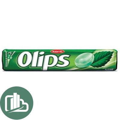 Карамель леденцовая Olips со вкусом мяты 28гр 1/24