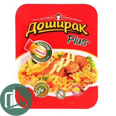 Доширак Лапша  PLUS Говядина 105гр/24шт(72)
