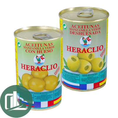 Оливки с/к HERACLIO 300гр 1/12