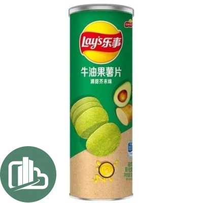 Чипсы Lay's stax из картошки и авакадо со вкусом васаби 104гр 1/24 (03187)