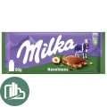 Милка 90гр дробленный фундук 1/24