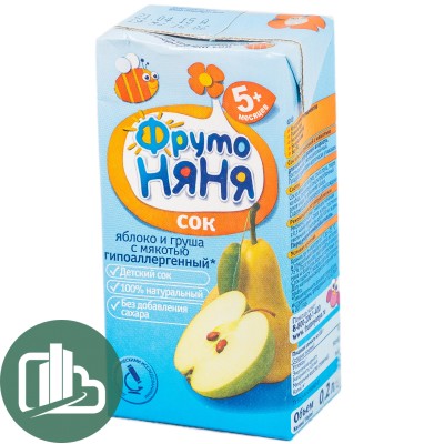 ФрутоНяня 0,2л Груша 1/18