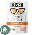 Кисса 75гр в соусе Корм для кошек Курица 1/28