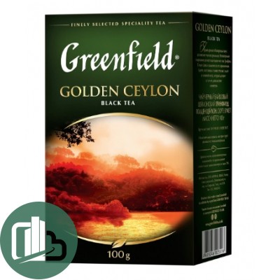 Гринфилд чай Золотой Цейлон (Голден Цейлон Golden Ceylon) 100 гр 1/14 черный
