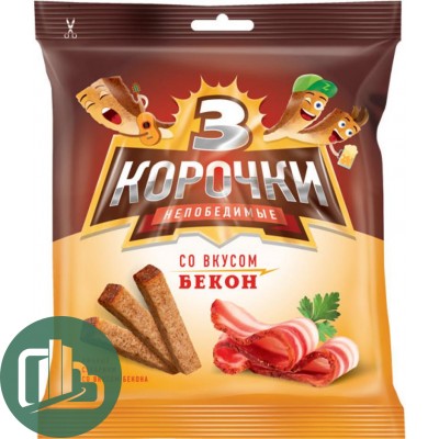 Три корочки 40 гр Бекон 1/60