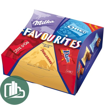 Конфеты Milka Favourites 159гр 1/8