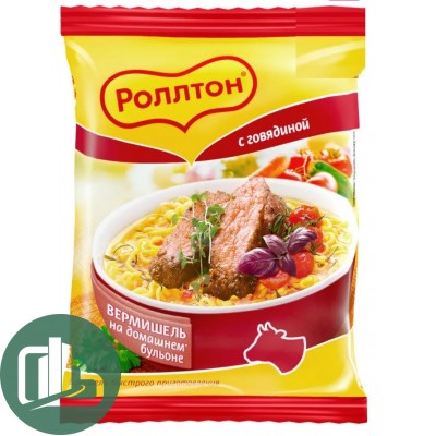 Ролтон Суп БП говядиной 60 гр.1/30