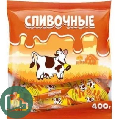 Конфеты молочные Сливочные 400г 1/15