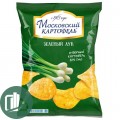 Московская картошка 70гр со вкусом зелёного лука 1/12