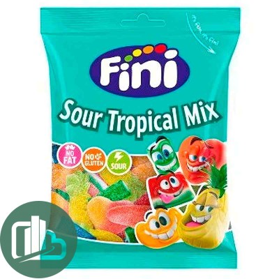 ФИНИ Fini Мармелад Sour Tropical Mix кислые 90гр 1/12