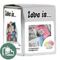Жев. конфеты Love is ассорти серебро 105гр 1/24