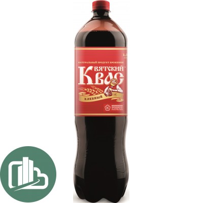 Квас "Вятский" хлебный 1,5 л 1/6