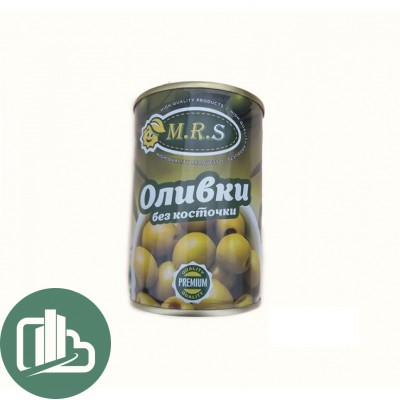 Оливки M,R,S б/к 280гр 1/12