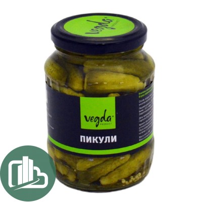 Vegda пикули 370мл 1/12