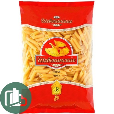 Макароны Щебекинские Перья 450гр 1/28 №343