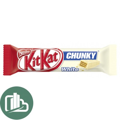 Кит - Кат 40гр CHUNKY батончик в белом шоколаде 1/24