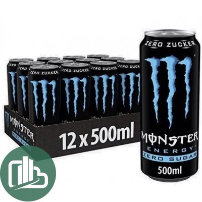 Монстр Импорт ENERGY ZERO SUGAR Зеленый 500мл 1/12
