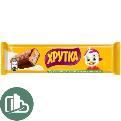 Несквик ХРУТКА Батончик 27гр Нуга Карамель 1/30