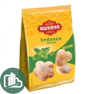 Яшкино Пряники 350гр мятные  1/8