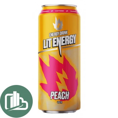 Лит Энерджи (PEACH) 0,5л 1/24 (Персик Манго)