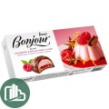 Десерт Bonjour суфле 232гр Малиновый чезкейк 1/9