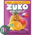 ZUKO Растворимый напиток  Мультифрукт 25гр 1/12