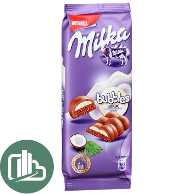 Милка 97гр Babbles кокос 1/15 (РФ)