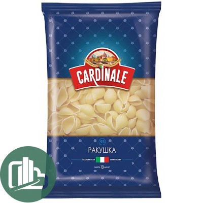Cardinale Макароны Ракушка 400гр 1/20 ЯР028