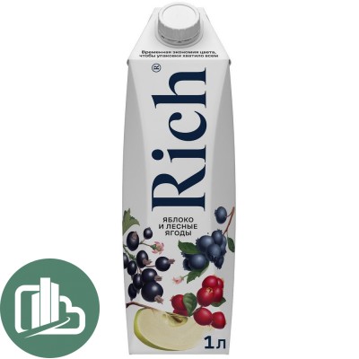 Rich Лесные Ягоды 1л 1/12
