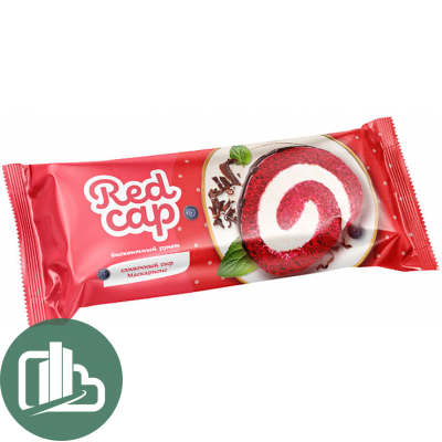 Яшкино Рулет Бис REDCAP слив , сыр Маскарпоне 200г 1/14