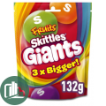 Скитлс ИМПОРТ 132гр Giants Кислые Фрукты 1/15